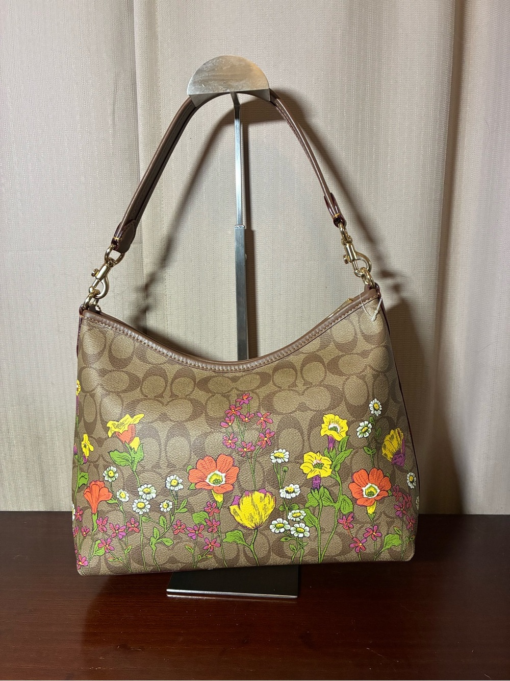 Coach Laurel Floral Shoulder Bag
